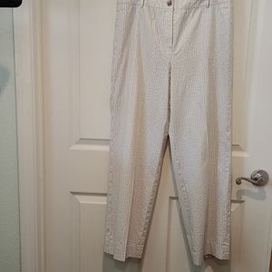 Ladies Talbot's Pinstripe Slacks- Size 8